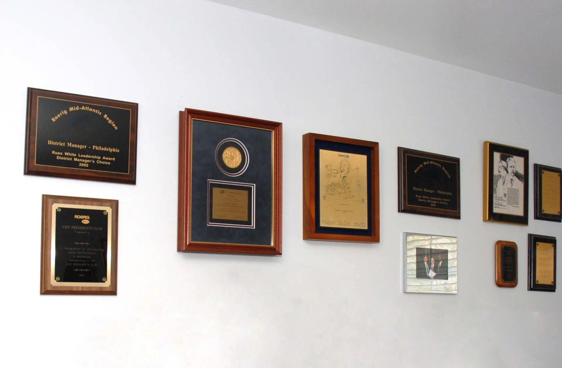lots of plaques