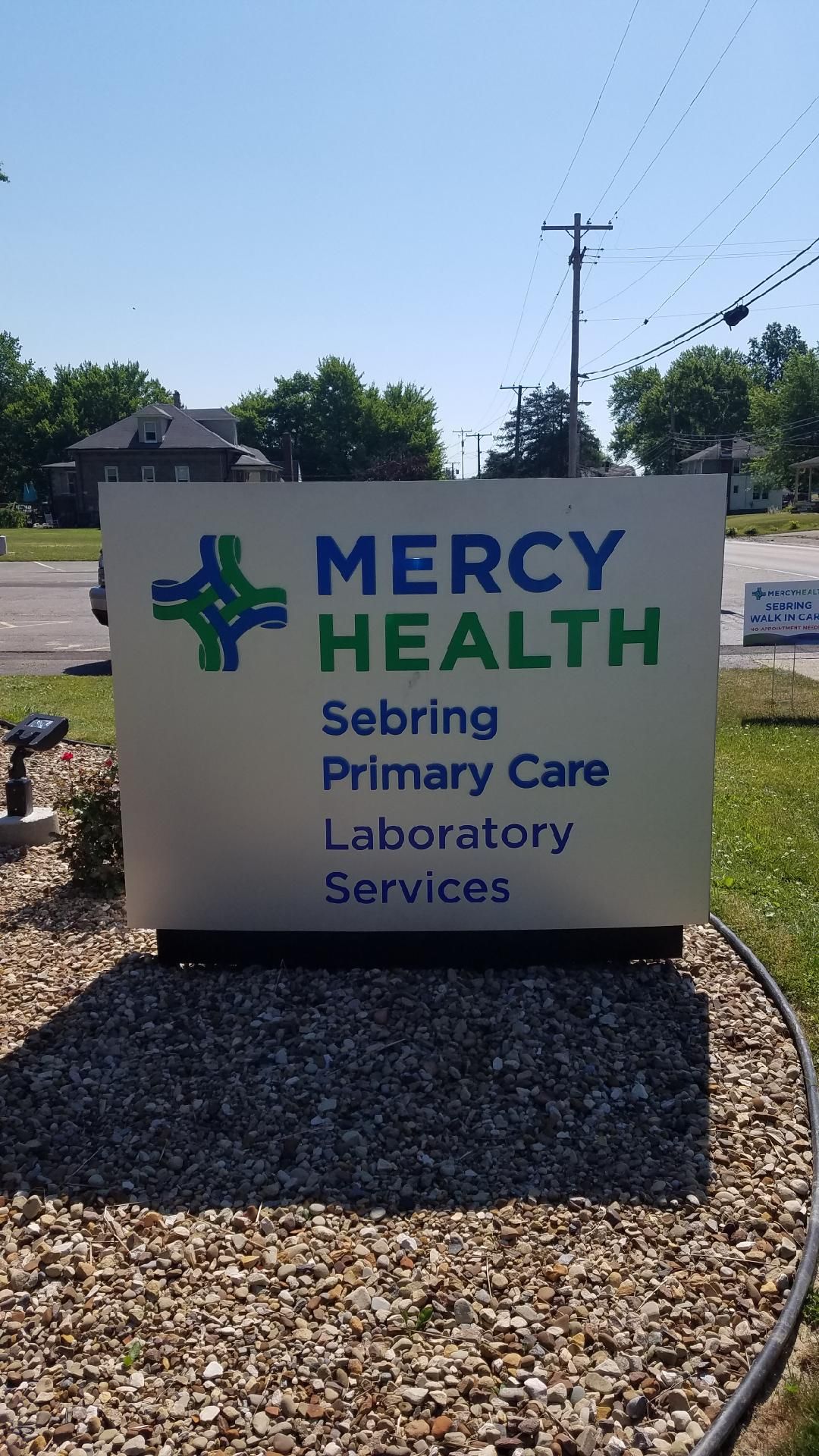 a sign for mercy health sebring primary care laboratory services