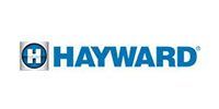 Hayward logo in blue with a circular H icon on a white background