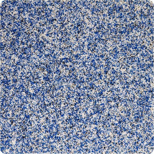 Blue and white speckled abstract pattern with a dense, grainy texture