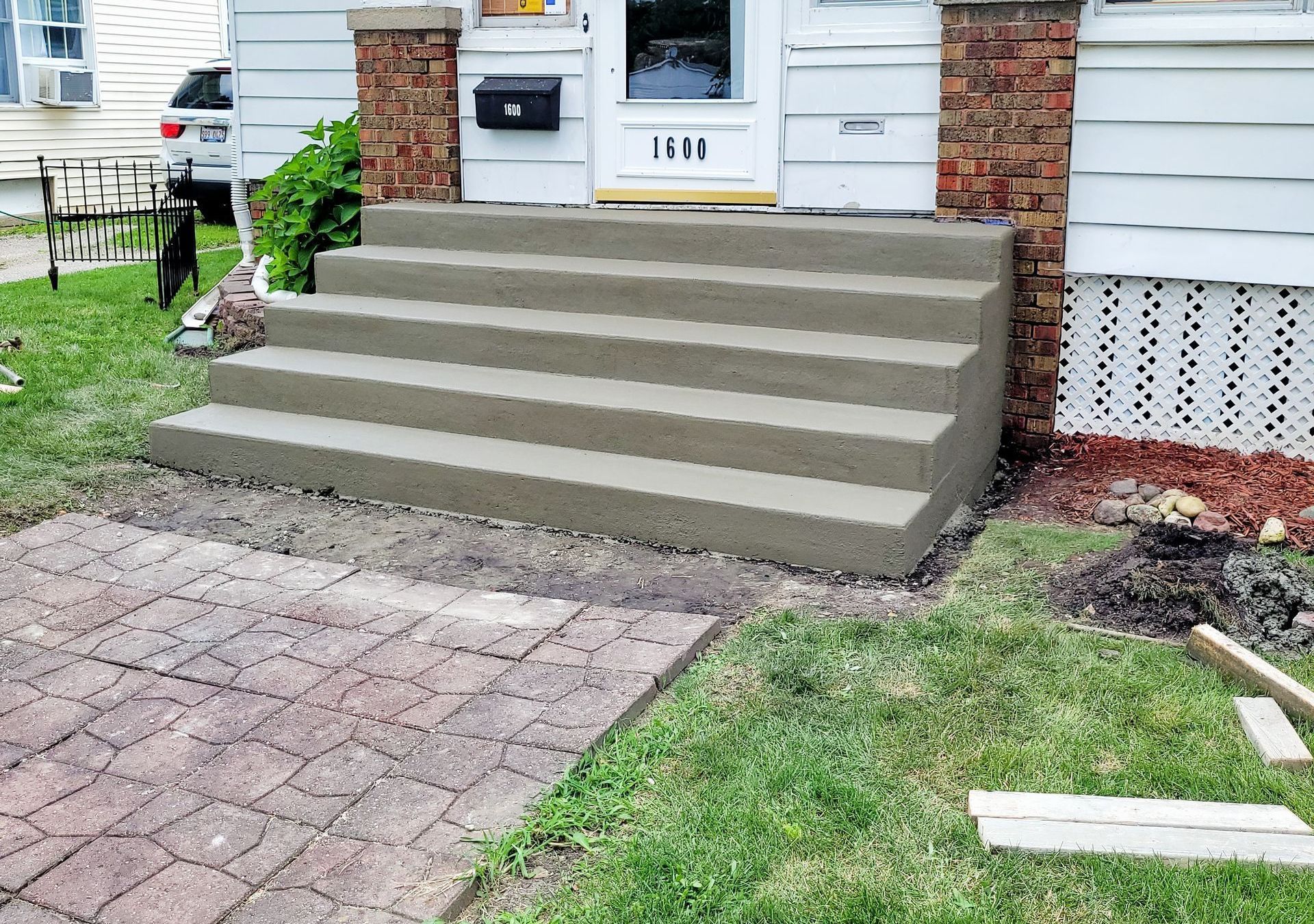 concrete steps
