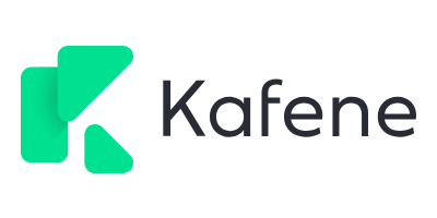 Logo for Kafene, featuring a green 