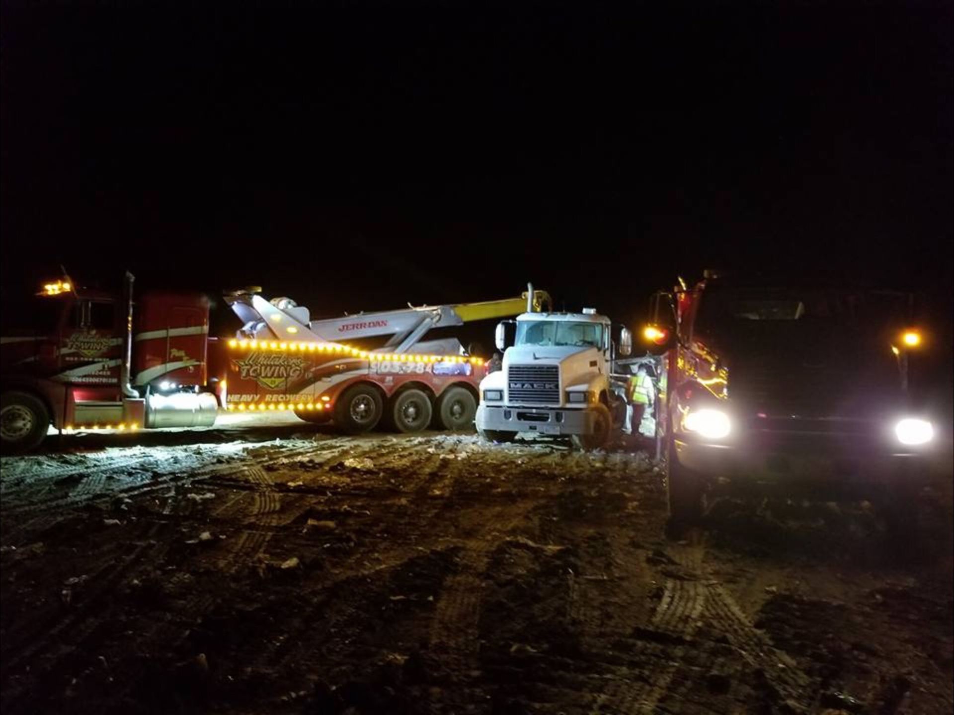 Whitaker's Towing work
