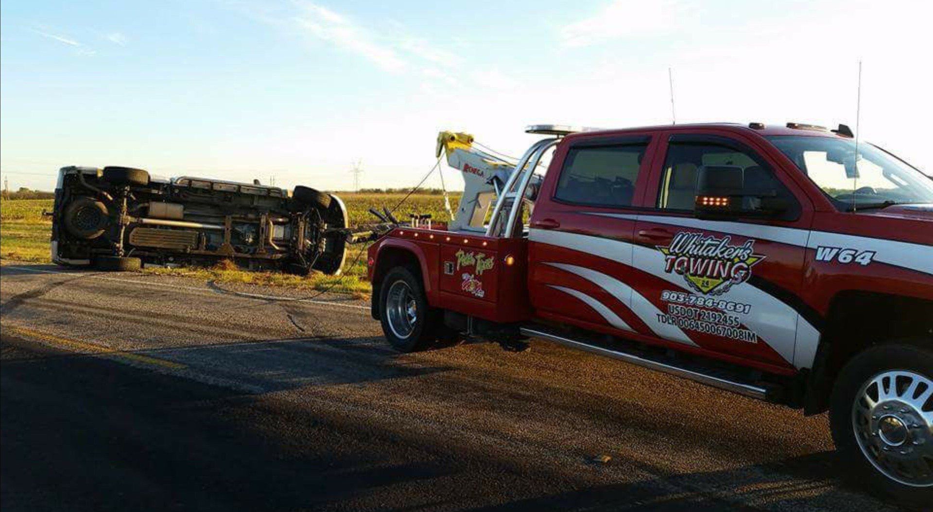 Whitaker's Towing work