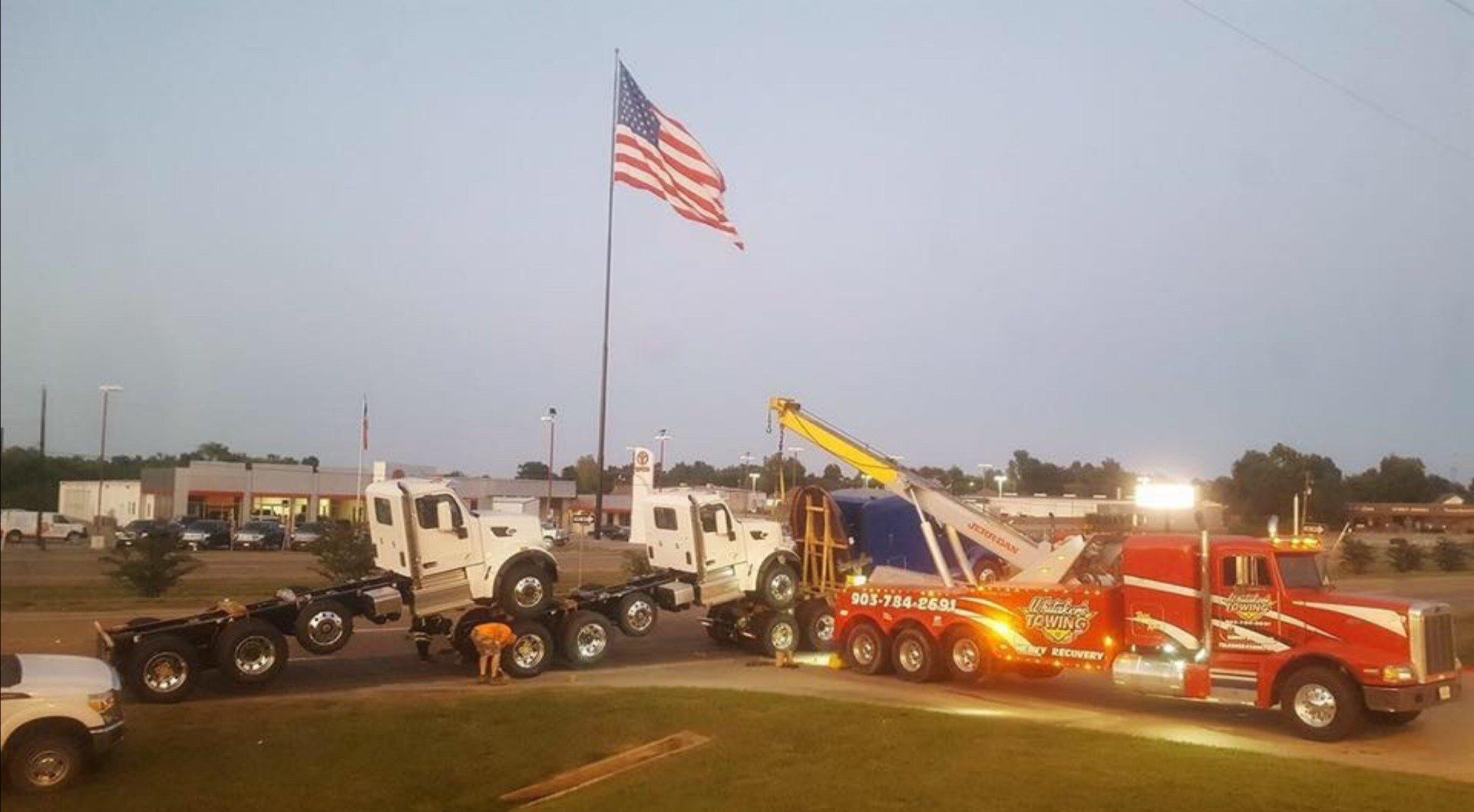 Whitaker's Towing work
