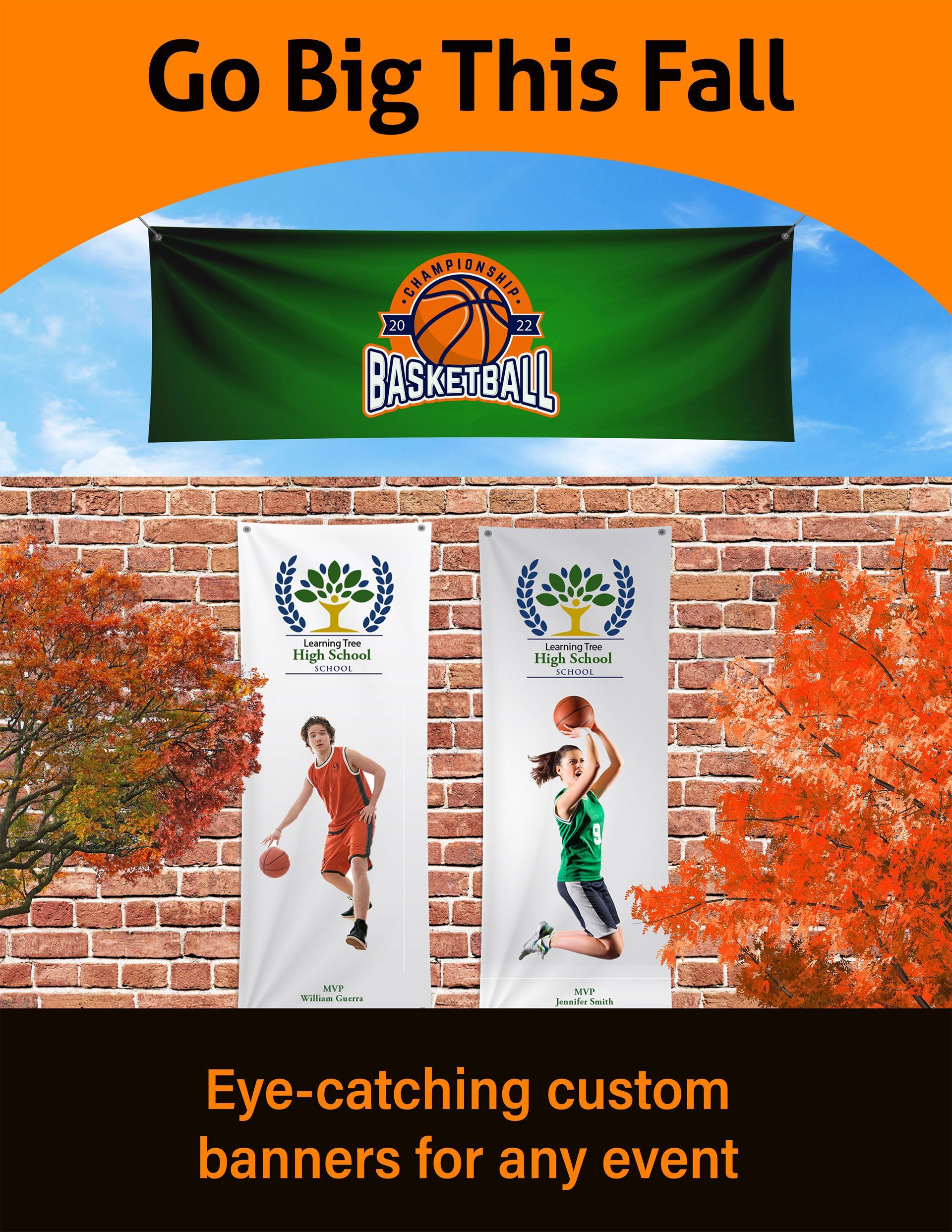 White label Banners Sports Events Email from 4over