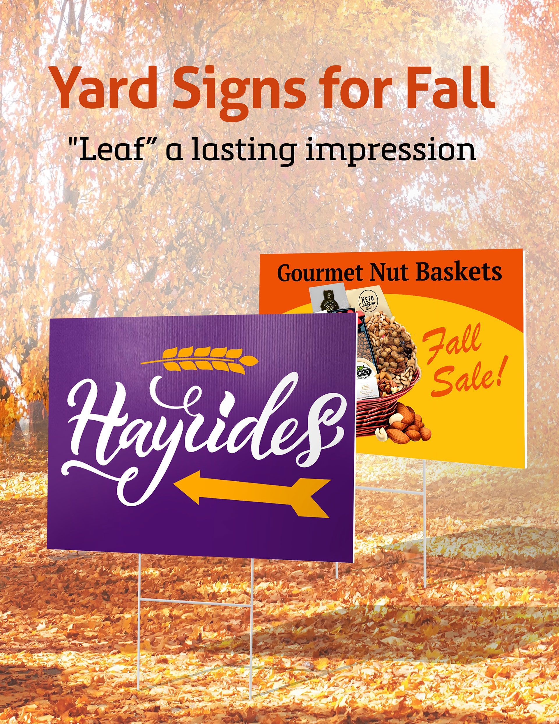 White label Yard Signs Sports  Events Email from 4over