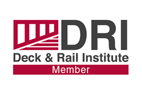 DRI logo: Red and gray with text 