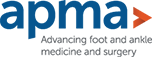 The logo for apma advanced foot and ankle medicine and surgery