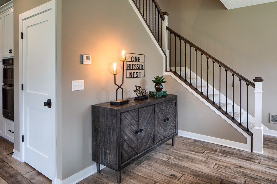 Cabinet below stairs