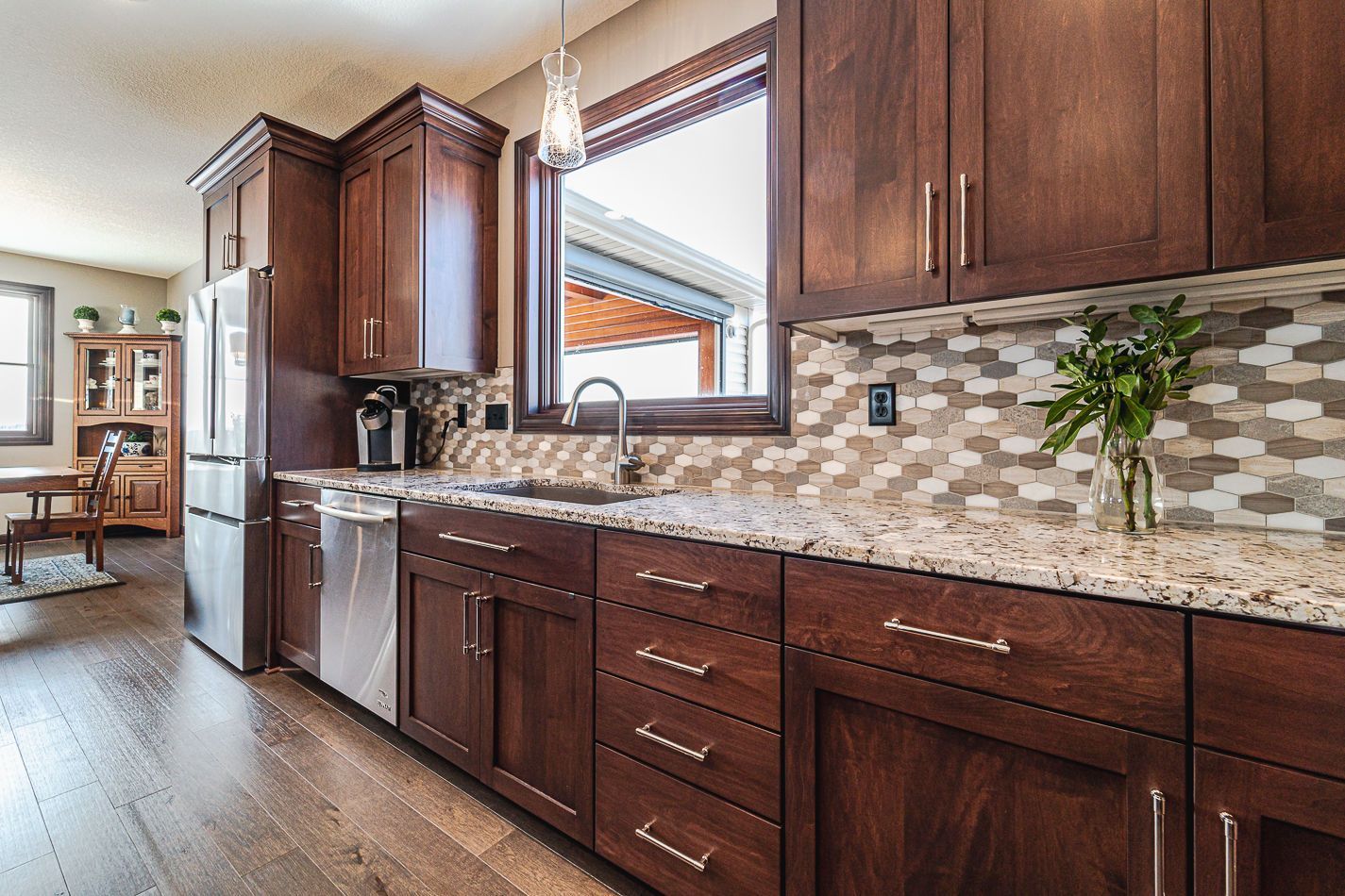 kitchen sink counter remodel