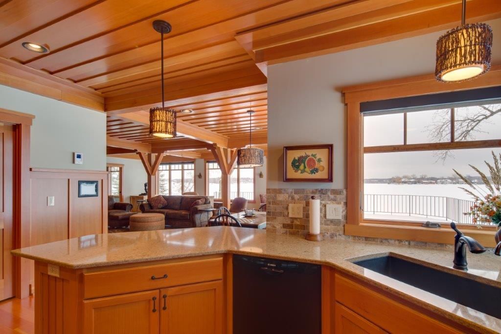 Elegant kitchen area