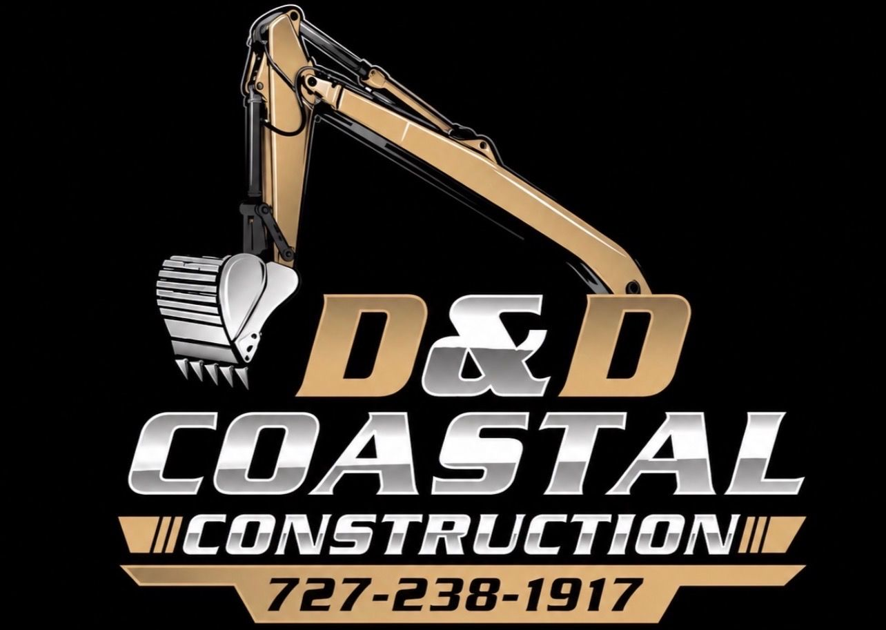 D&D Coastal Construction Services logo in bold black text on white background