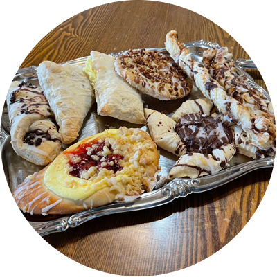 Freshly baked pastries