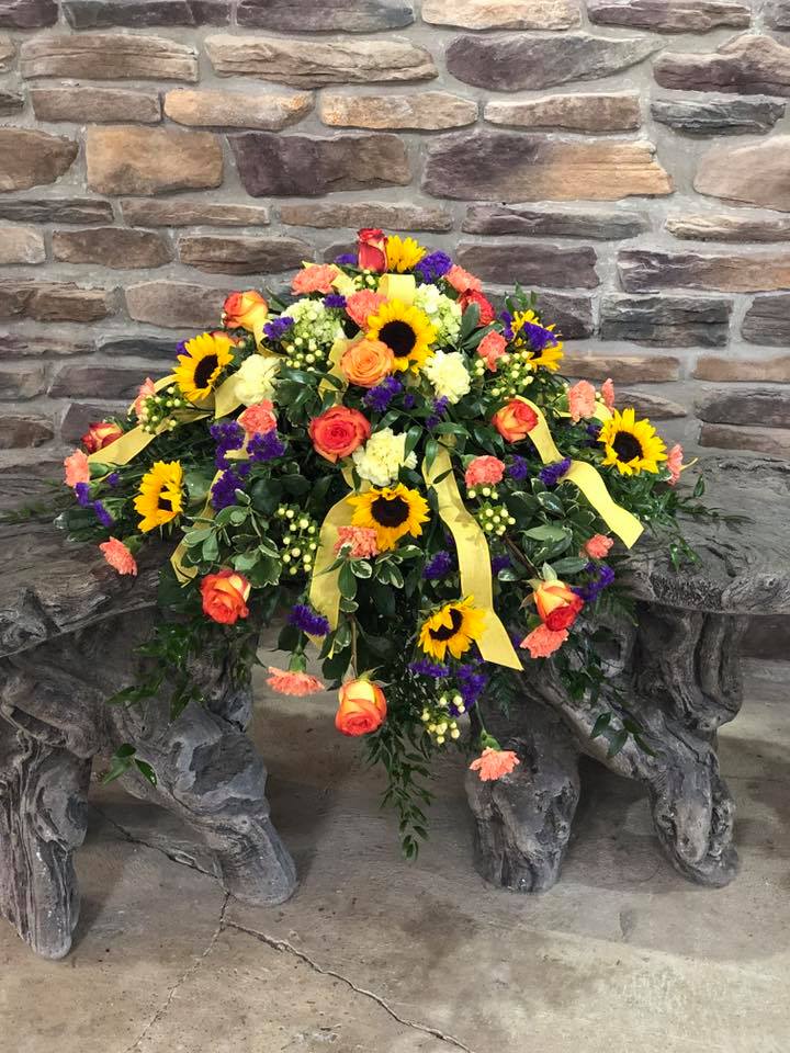 Orange and yellow flowers