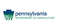 Pennsylvania Department of Agriculture logo, featuring a keystone design with a farm field and text.