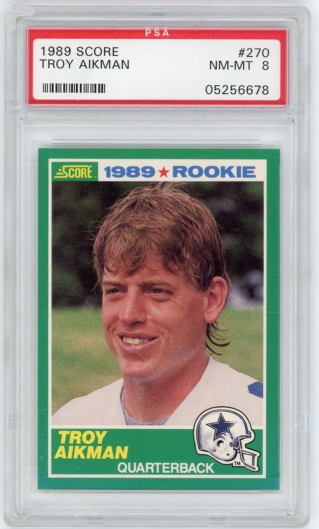 Troy Aikman football Card