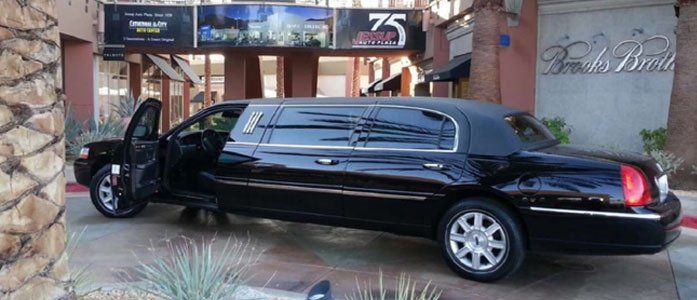 black limousine