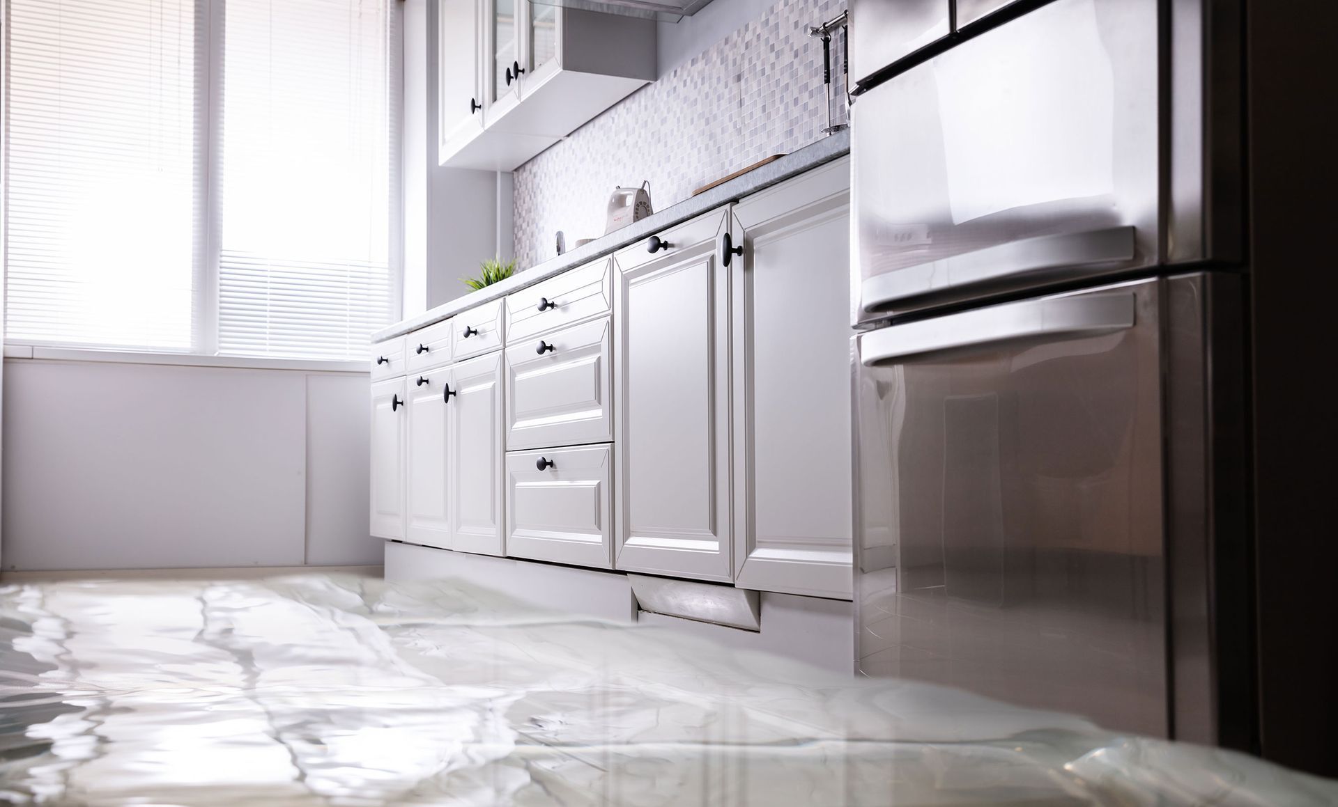 flood in the kitchen