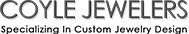 Coyle Jewelers logo with tagline “Specializing in Custom Jewelry Design”