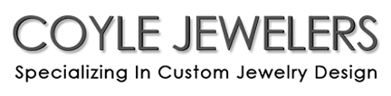 Coyle Jewelers logo with tagline “Specializing In Custom Jewelry Design”