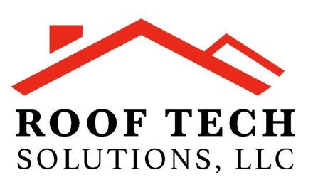 Red roof graphic above "ROOF TECH SOLUTIONS, LLC" text.