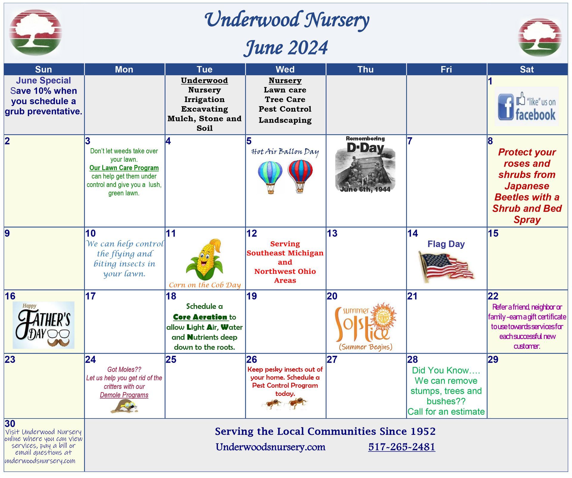 Underwood Nursery Gallery Adrian, MI