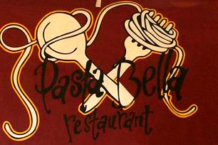 Pasta Bella Restaurant sign