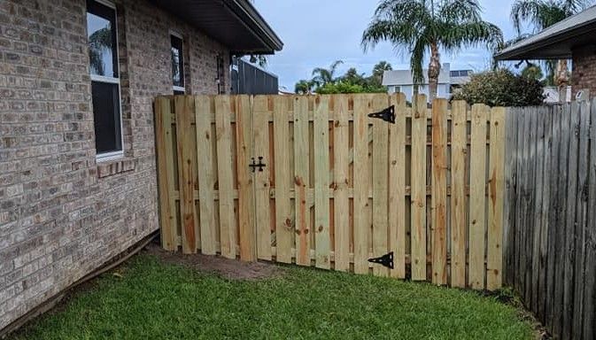 wood gate