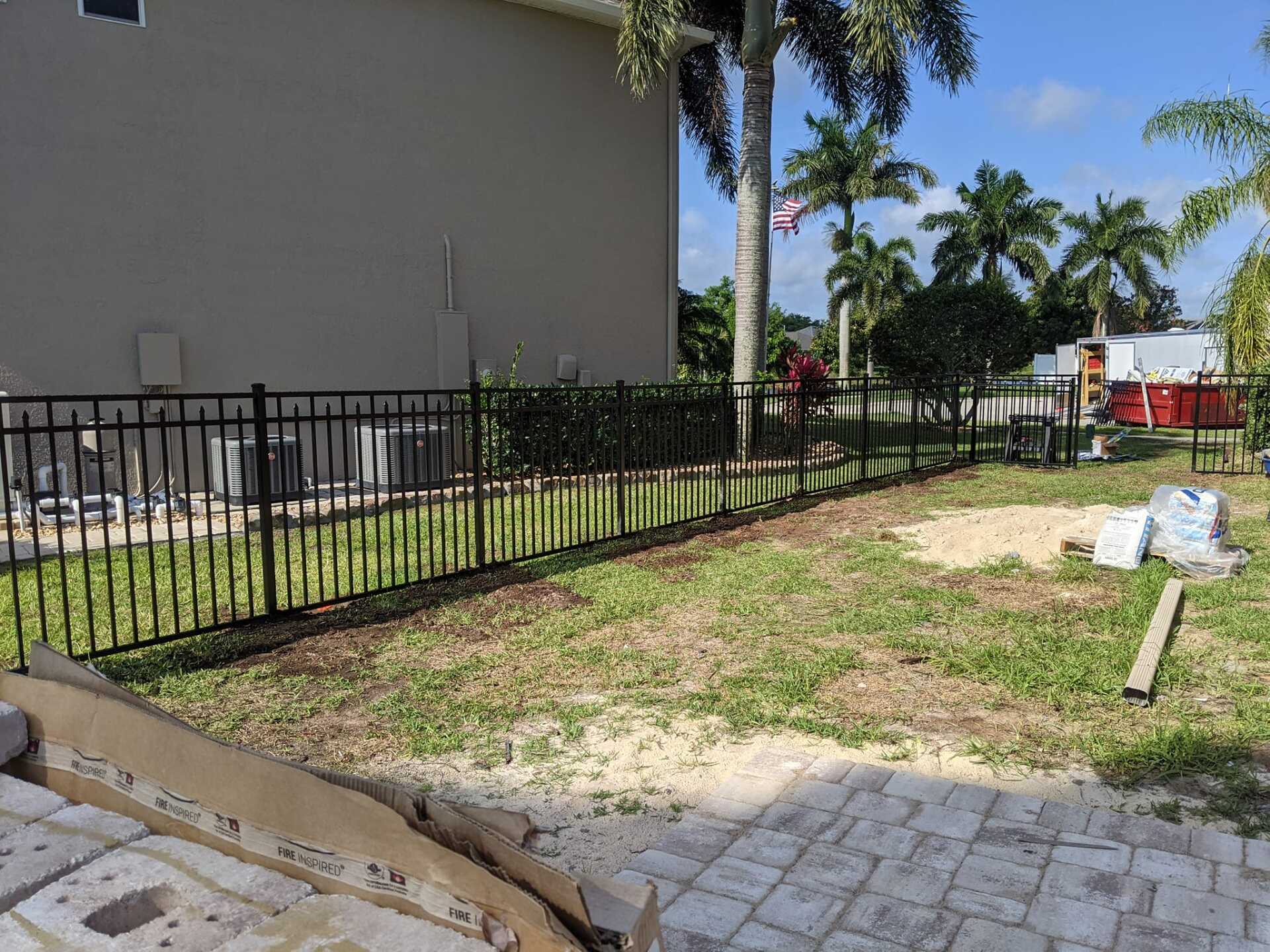 aluminum fence