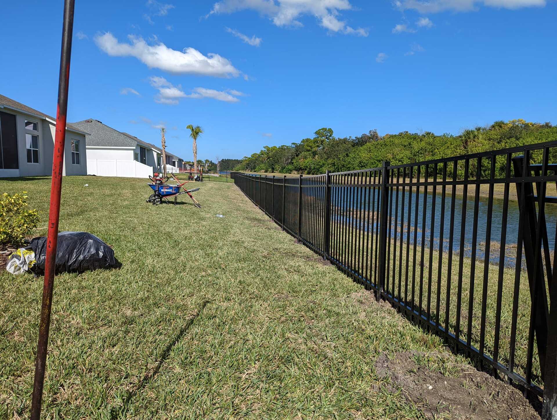 aluminum fence
