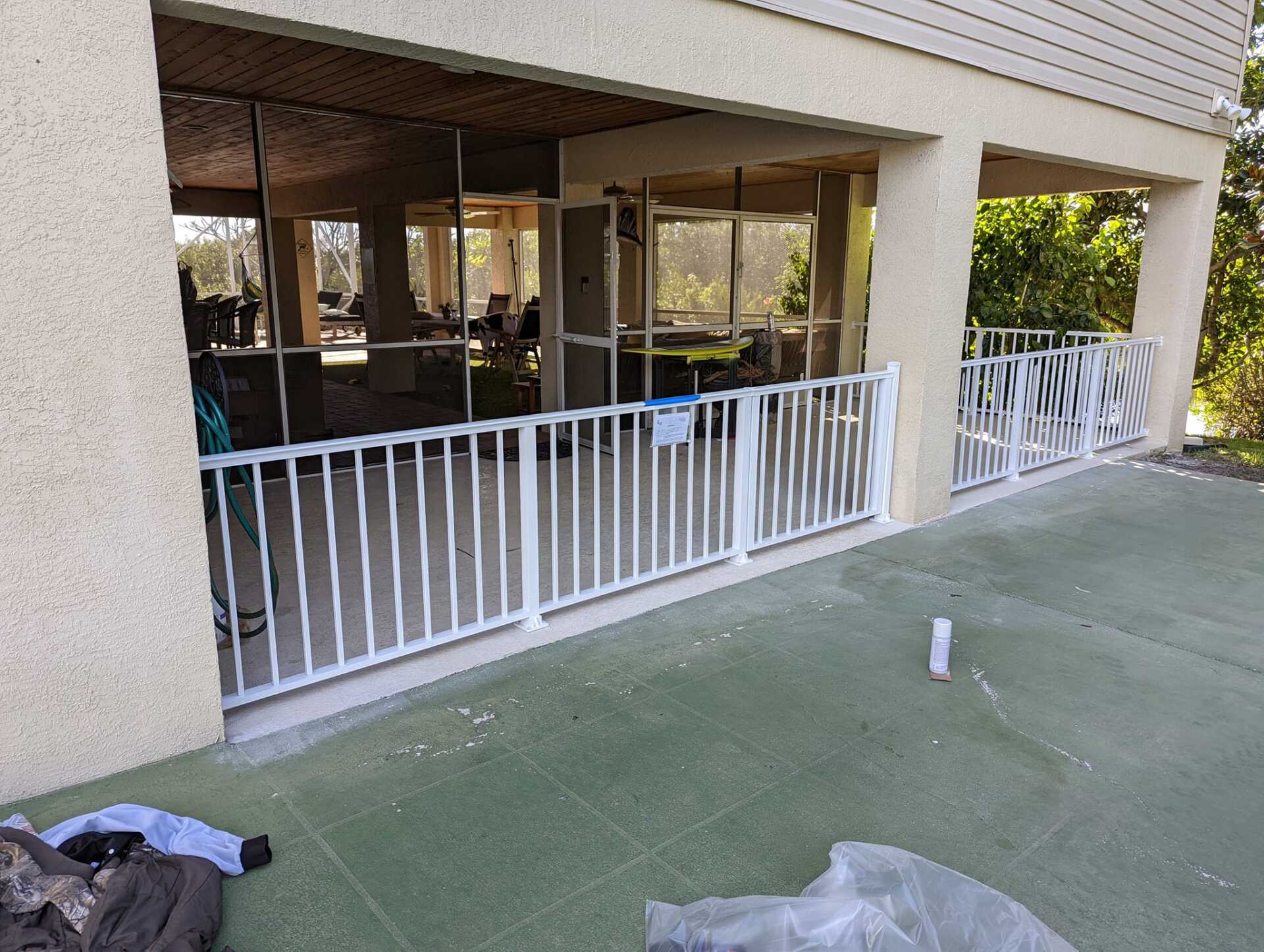 aluminum fence