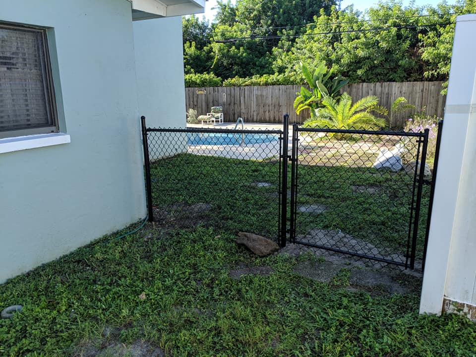 chain-link fence