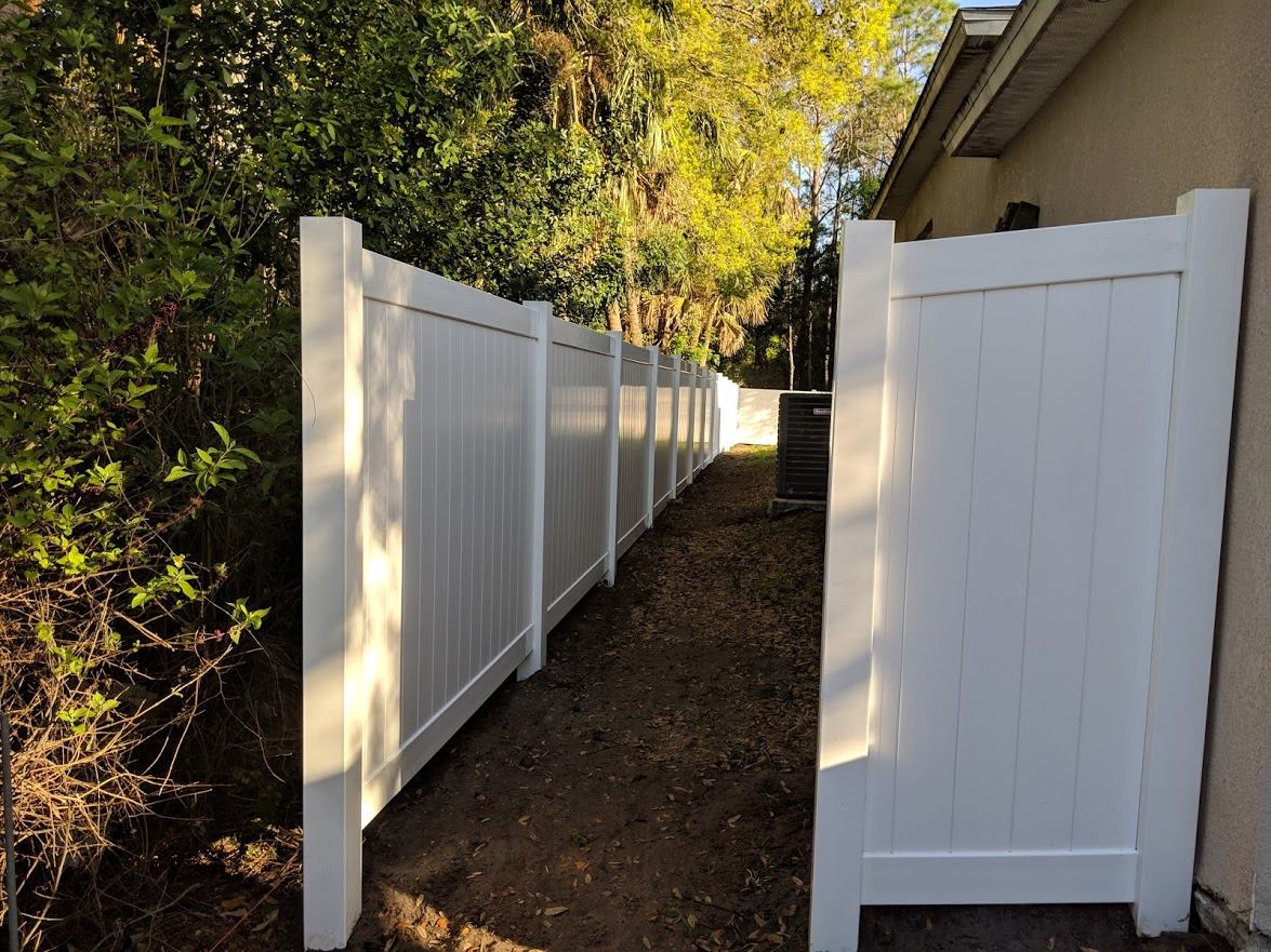 vinyl fence