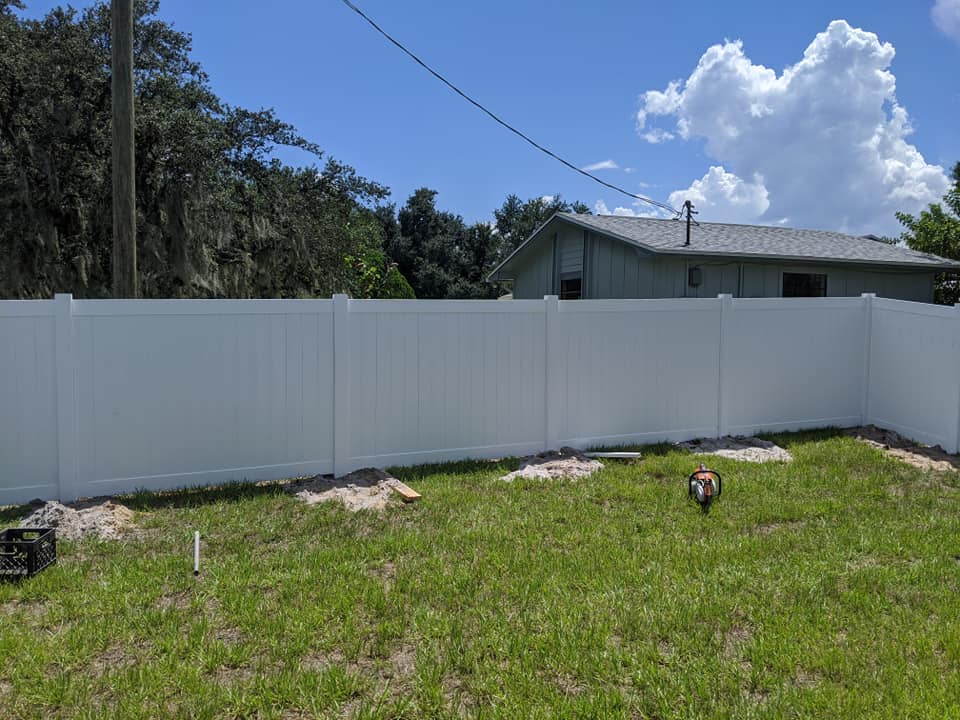 vinyl fence