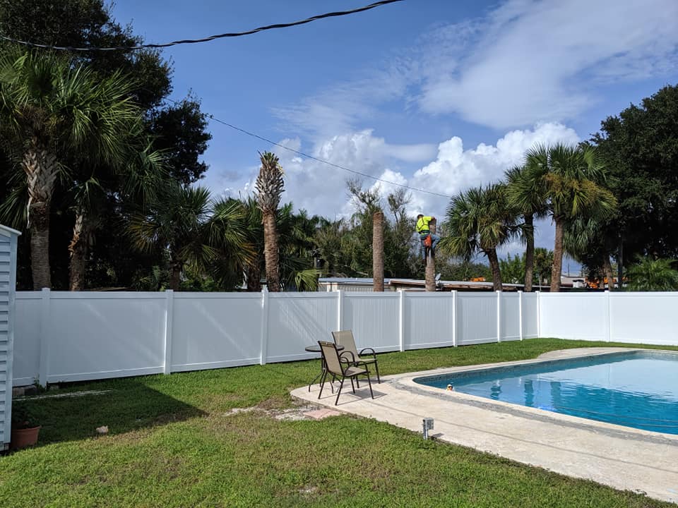 vinyl fence