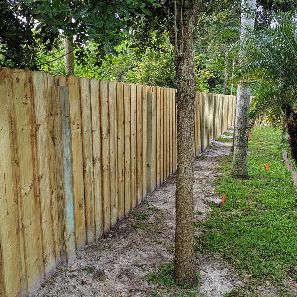 wood fence