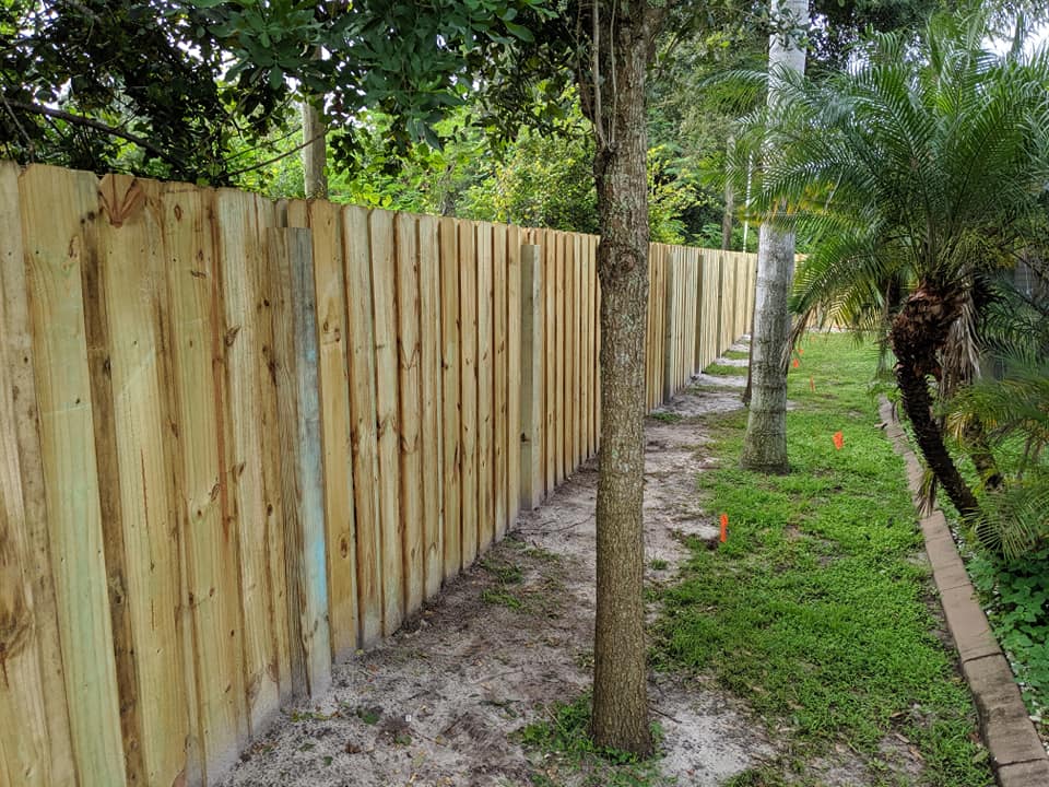 wood fence