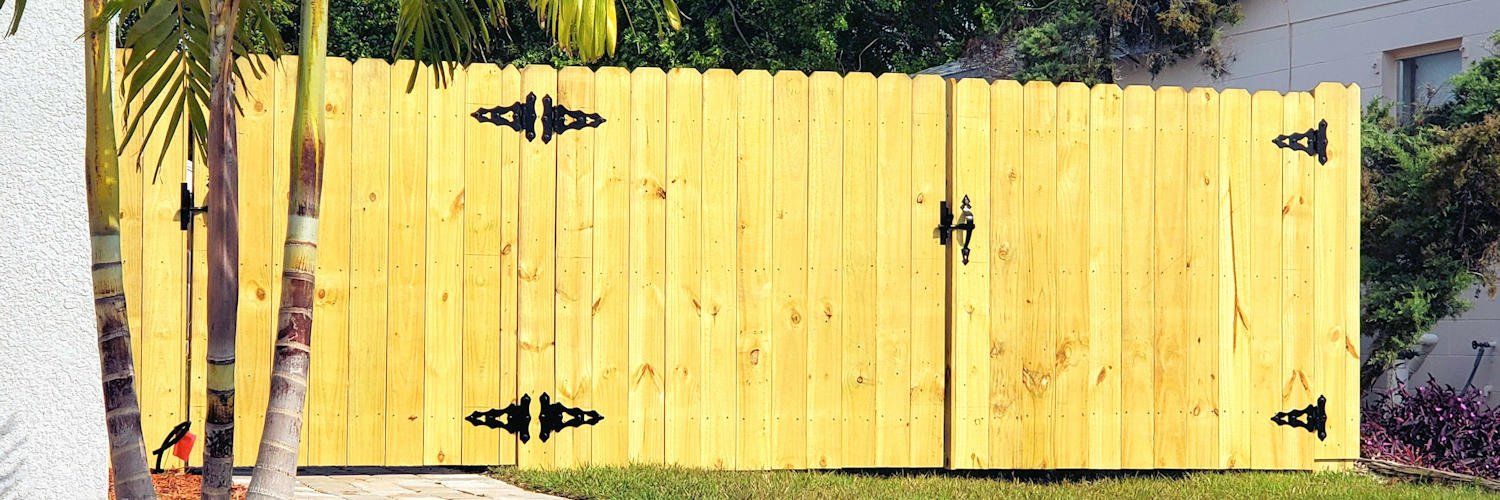 wood gate