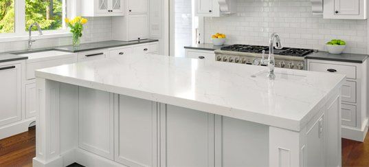 Quartz kitchen countertop