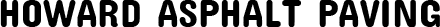 Howard Asphalt Paving - Logo