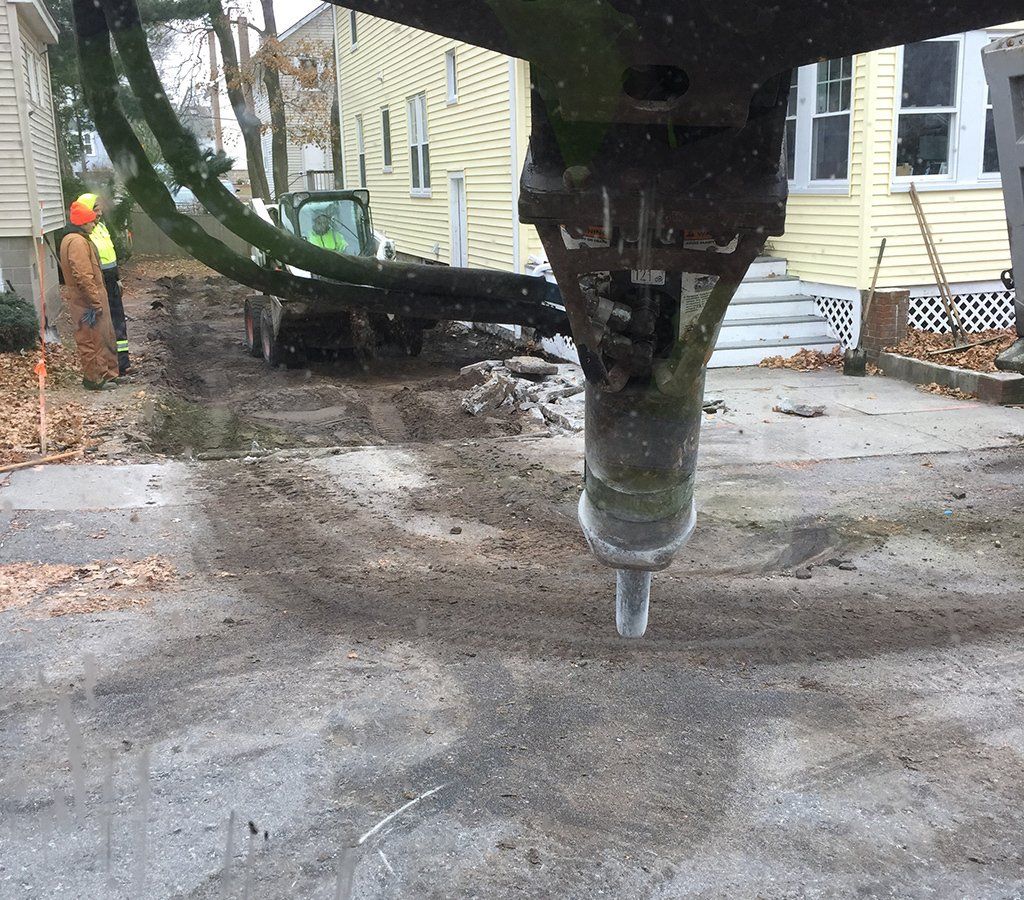 Asphalt drilling