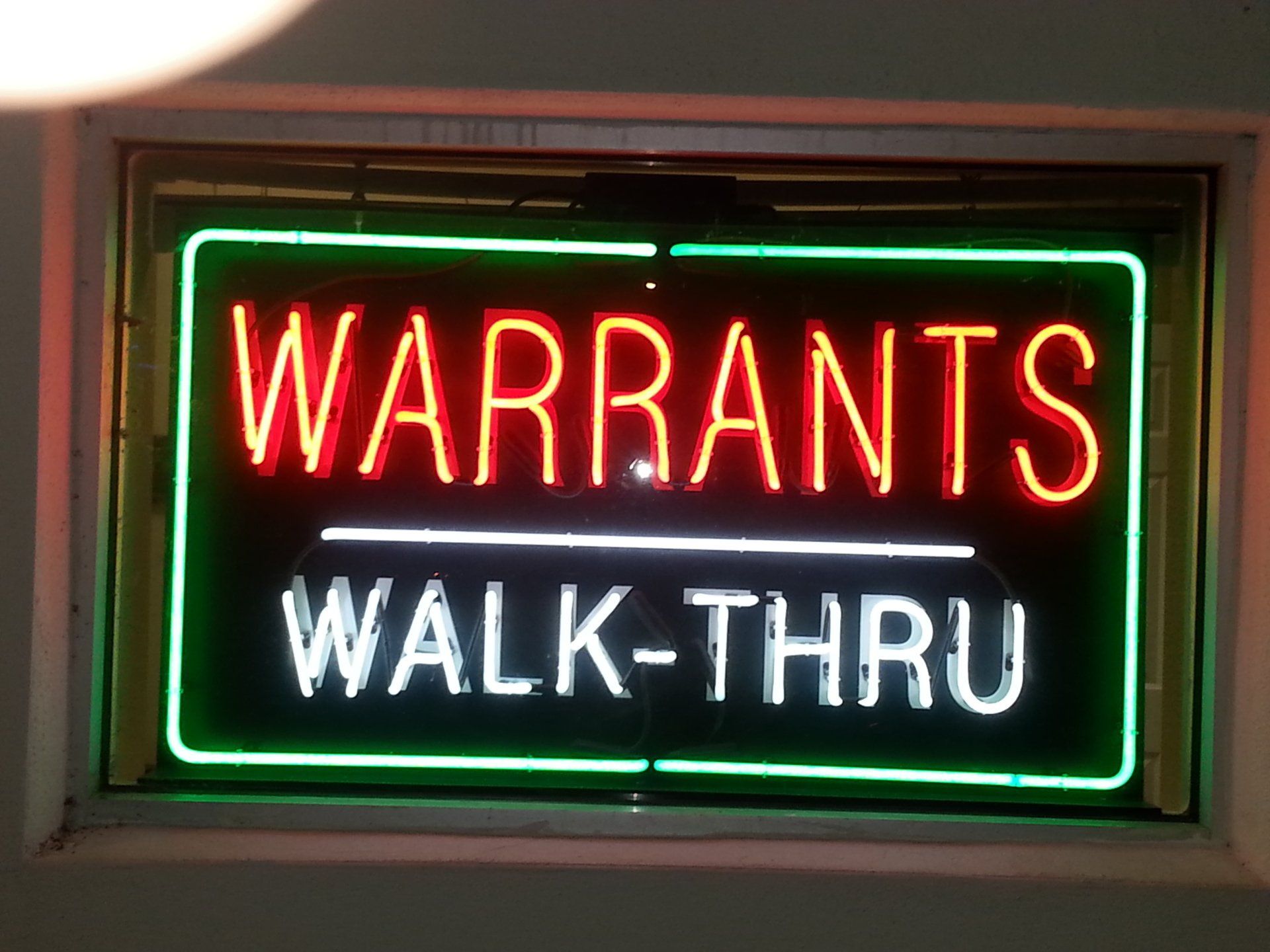 Warrants Walk-thru