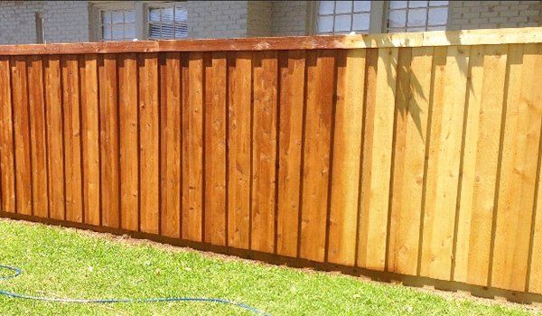 Wood fence