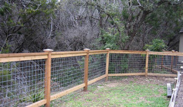 Wood fence