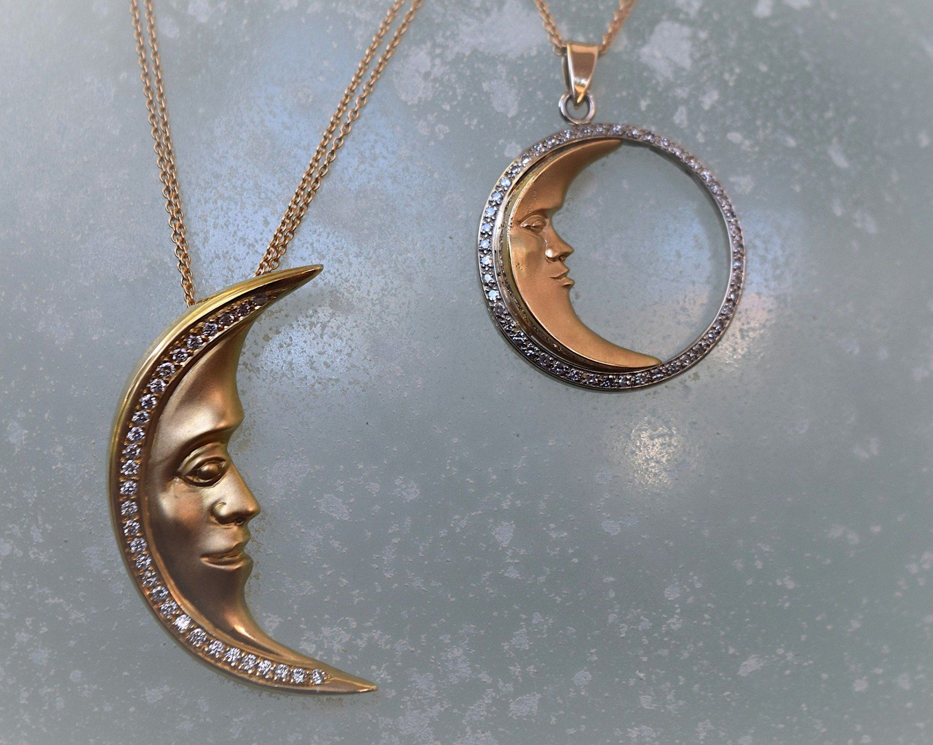 half moon pendant
