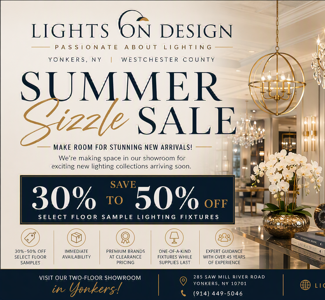 Lights On Design Showroom 4th Of July  Huge Sale, Yonkers, NY, Westchester County
