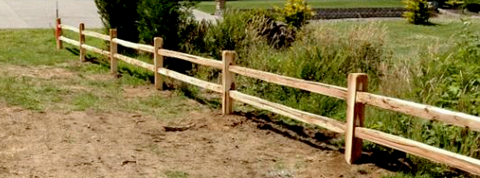 Split rail fencing services