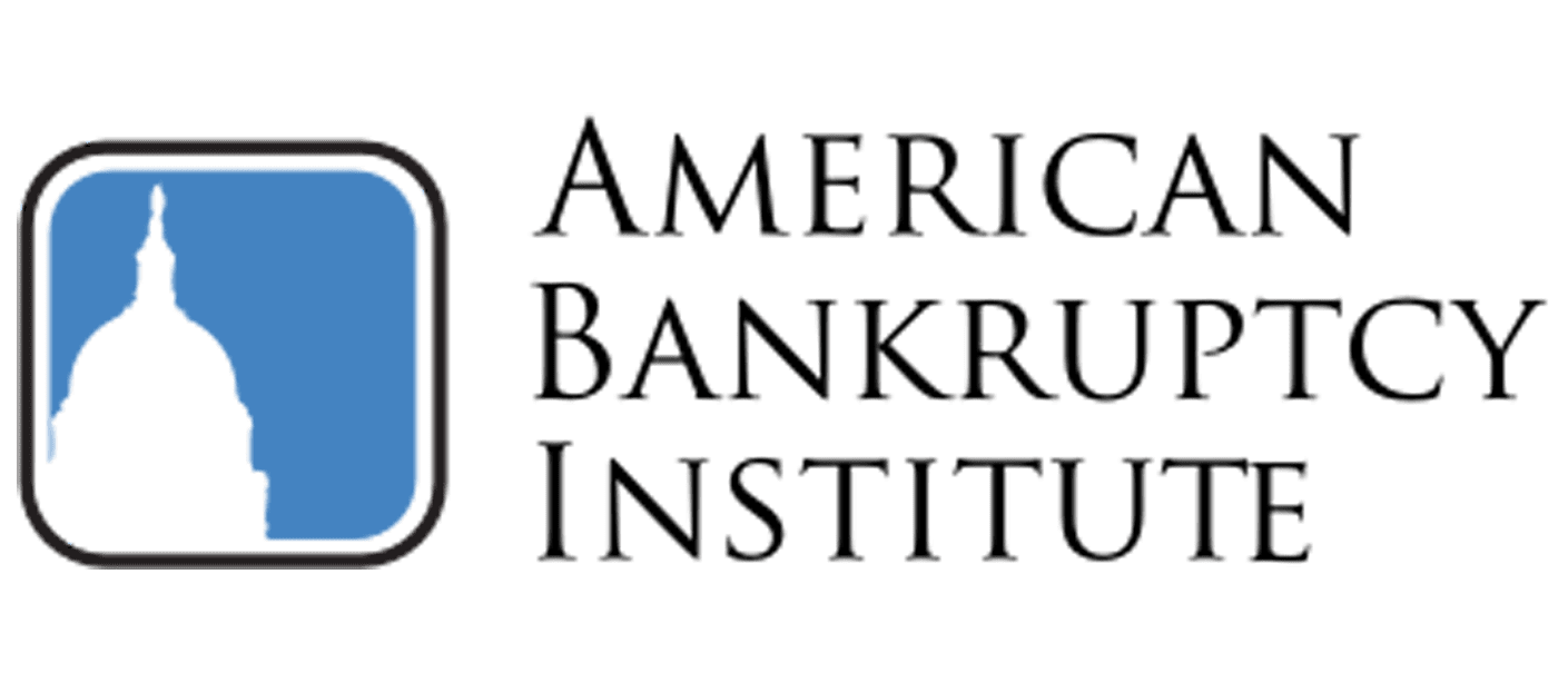 Logo of the American Bankruptcy Institute with Capitol building graphic.
