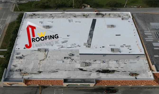 Stein Mart - A TPO Roof installed by JT Roofing